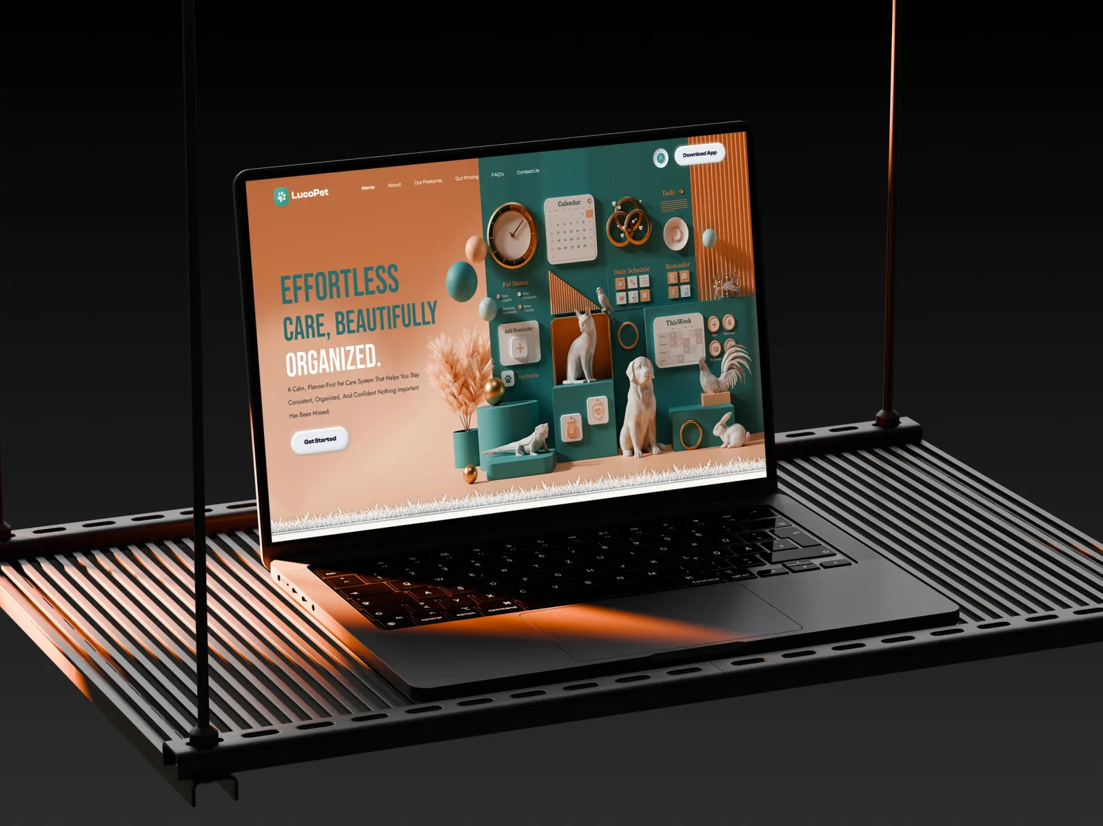 LucoPet screen