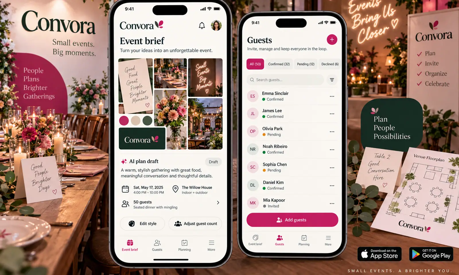Convora Mobile App hero