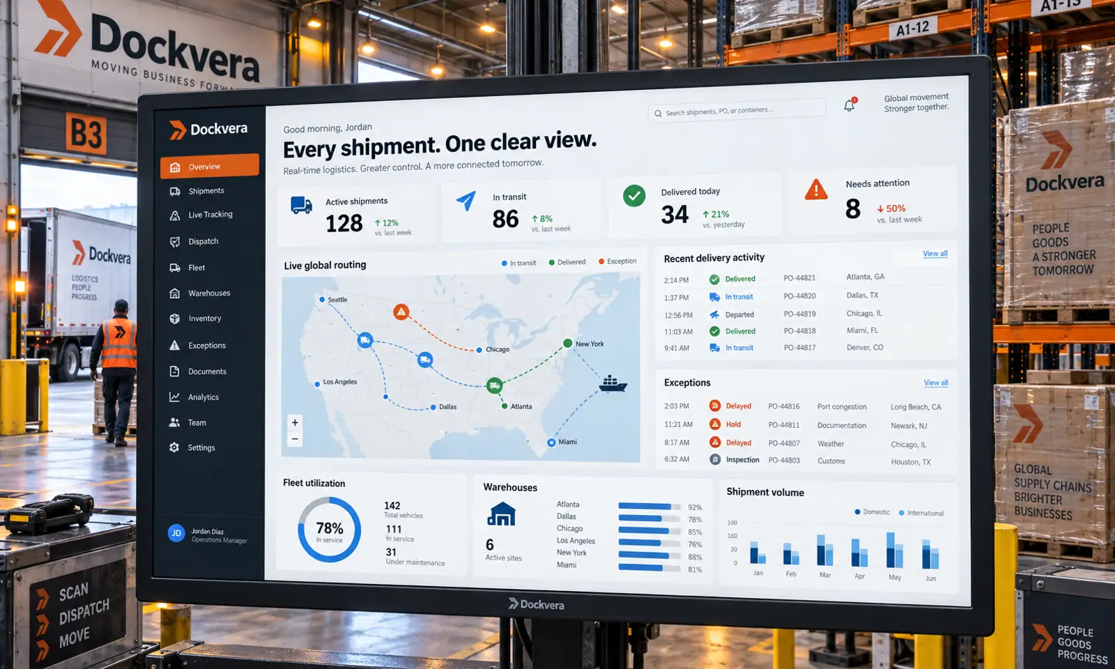 Dockvera SaaS Platform hero