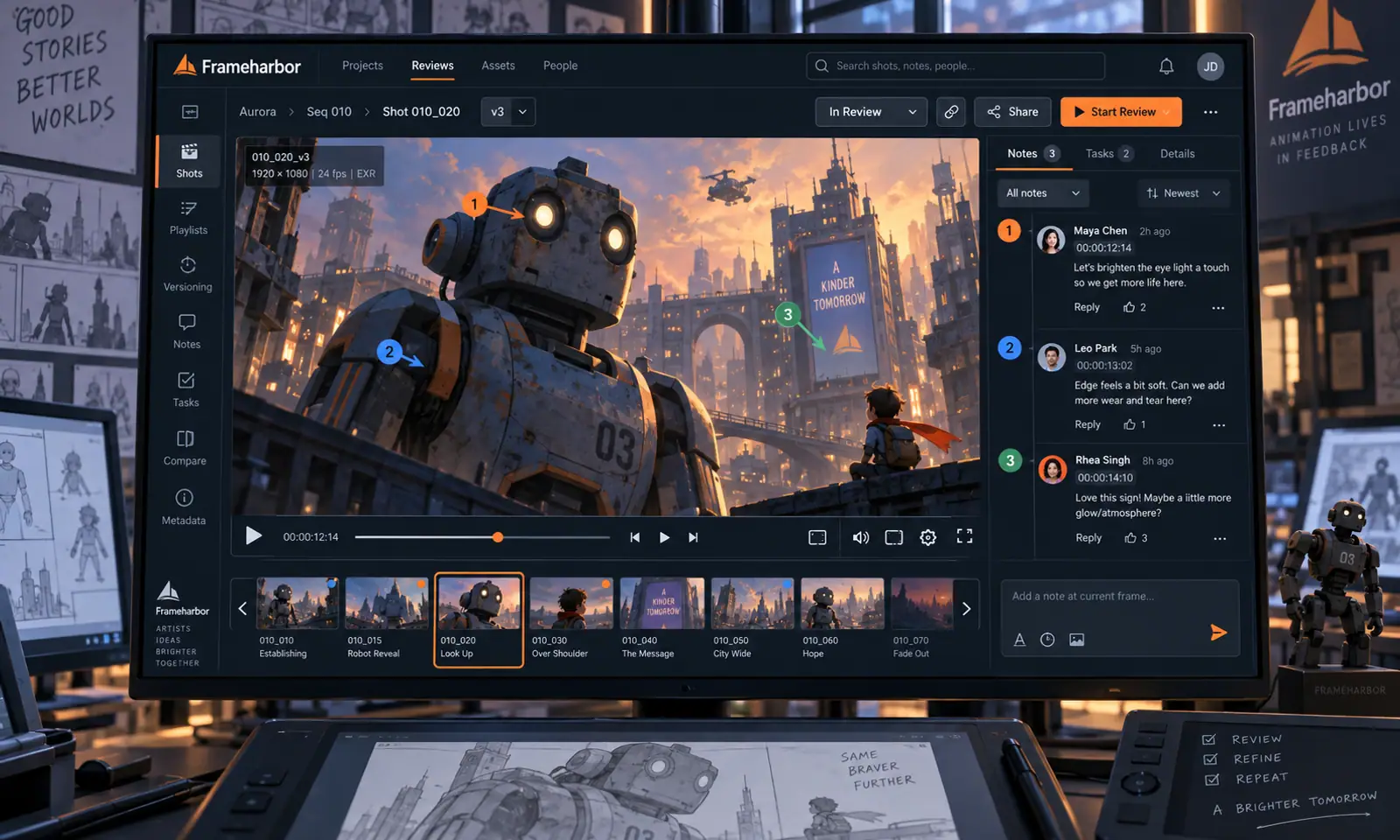 Frameharbor SaaS Platform hero
