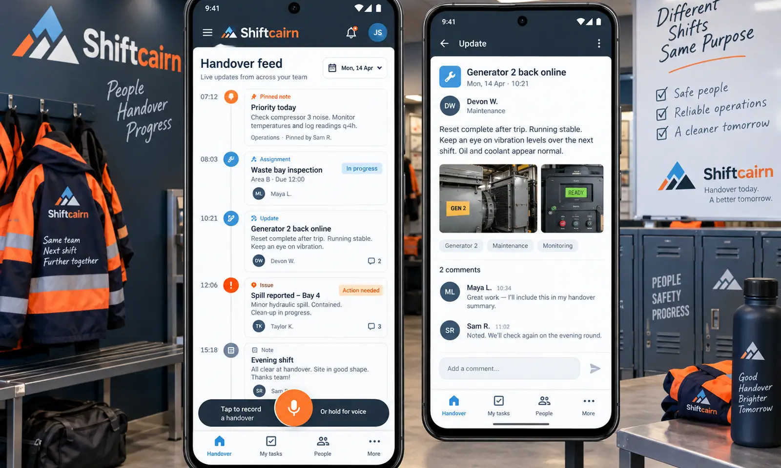 Shiftcairn Mobile App hero