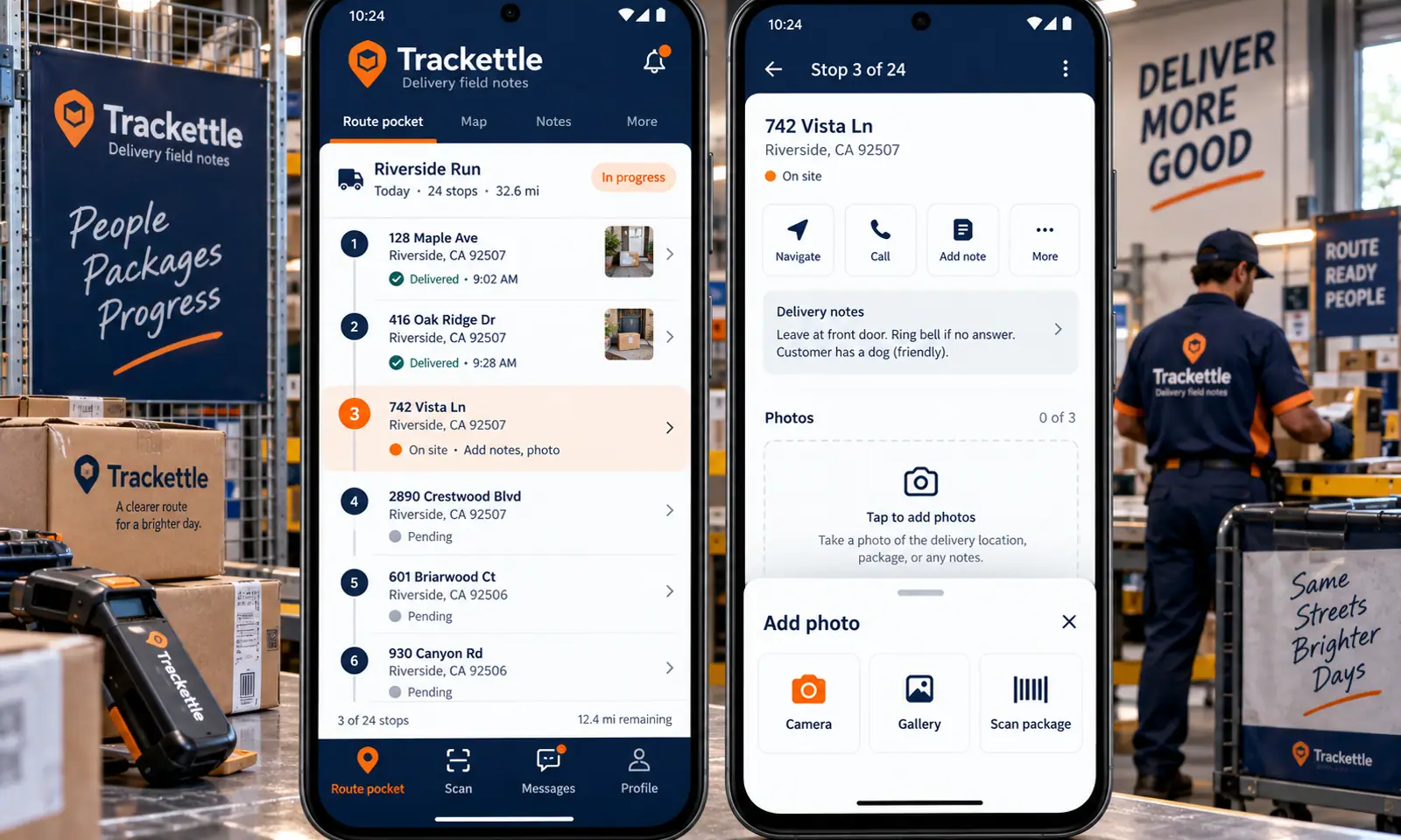 Trackettle Mobile App hero